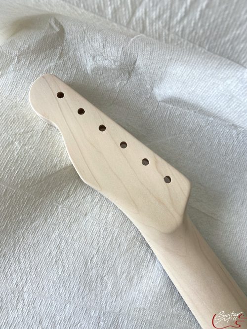 T-Style Replacement Neck / 2 pc. Maple & Indian Rosewood / Classic C / Compound Radius / Bone Nut (#GIN-3466) - Image 7