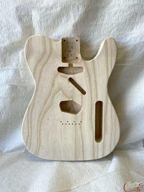 T-Style Body / 1 pc. Ultra Light Swamp Ash / 3 lbs. 14 oz. / BURST GRADE (#GIN-3478)