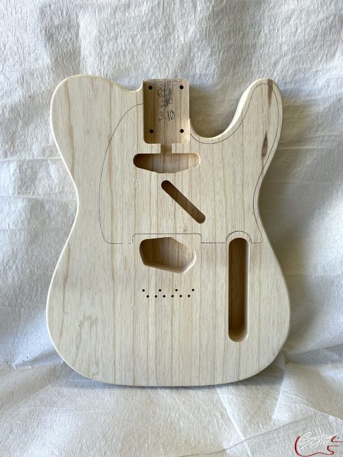 T-Style Body / 2 pc. Ultra Light Swamp Ash / 3 lbs. 10 oz. / BURST GRADE (#GIN-3480)