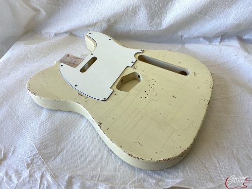 T-Style Body / Light Swamp Ash / 4 lbs. 1 oz. / Nitrocellulose 'Nicotine Blonde' / Med-Heavy Relic (#GIN-3485) - Image 2