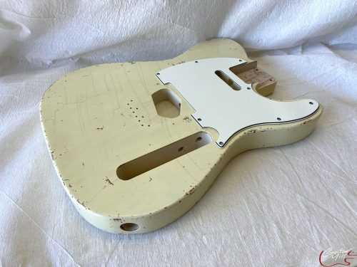T-Style Body / Light Swamp Ash / 4 lbs. 1 oz. / Nitrocellulose 'Nicotine Blonde' / Med-Heavy Relic (#GIN-3485) - Image 3