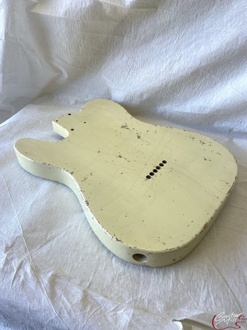 T-Style Body / Light Swamp Ash / 4 lbs. 1 oz. / Nitrocellulose 'Nicotine Blonde' / Med-Heavy Relic (#GIN-3485) - Image 8