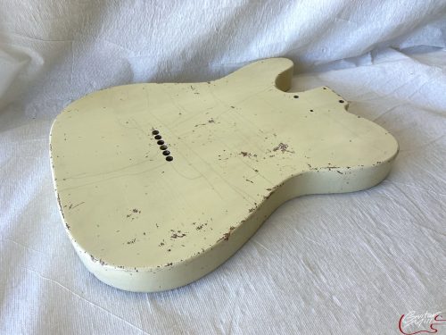 T-Style Body / Light Swamp Ash / 4 lbs. 1 oz. / Nitrocellulose 'Nicotine Blonde' / Med-Heavy Relic (#GIN-3485) - Image 7