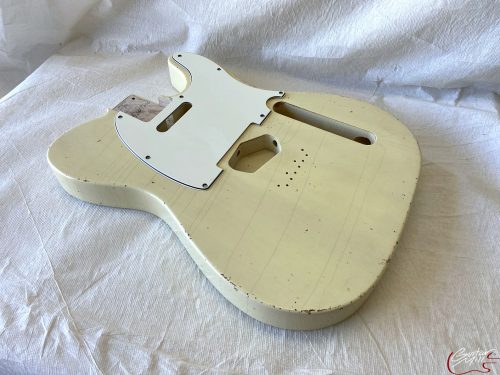 T-Style Body / Swamp Ash / 4 lbs. 8 oz. / Nitrocellulose 'Nicotine Blonde' / Light-Med Relic (#GIN-3486) - Image 2