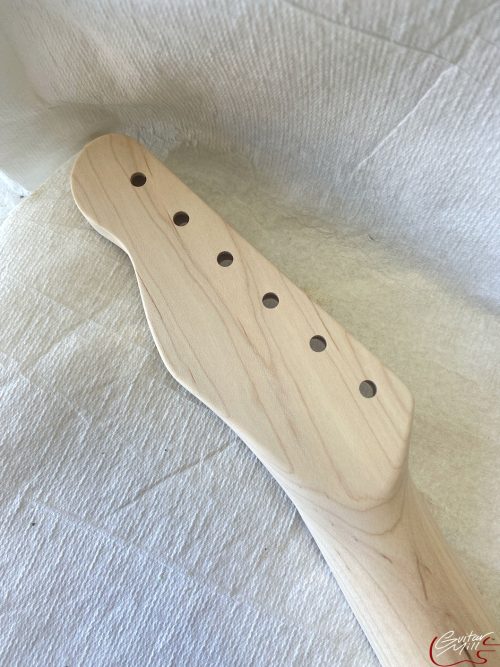T-Style Replacement Neck / 1 pc. Maple / Classic C / Bone Nut (#GIN-3489) - Image 7