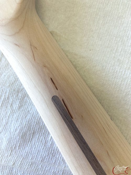 T-Style Replacement Neck / 1 pc. Maple / Classic C / Bone Nut (#GIN-3489) - Image 8