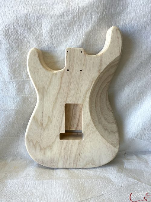 S-Style Body / 2 pc. Ultra Light Swamp Ash / HSS / 3 lbs. 7 oz. (#GIN-3491) - Image 2