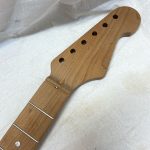 S-Style Replacement Neck / 1 pc. Roasted Maple / Pearloid Dots / Classic C (#GIN-3492)