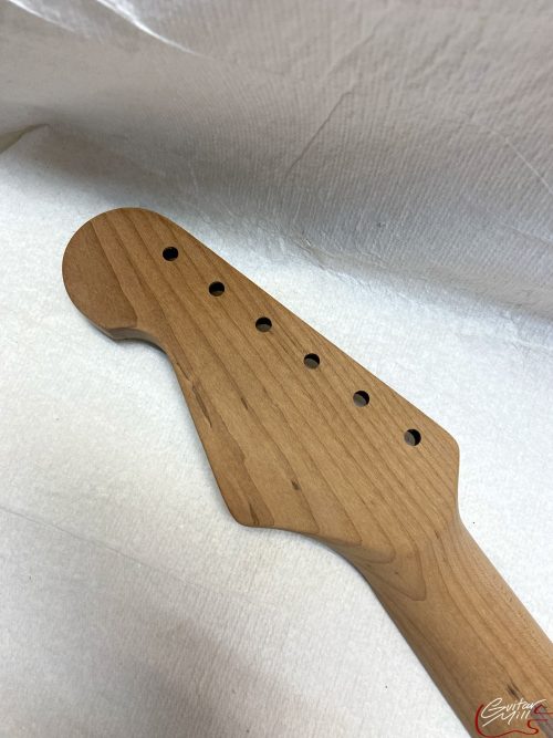 S-Style Replacement Neck / 1 pc. Roasted Maple / Pearloid Dots / Classic C (#GIN-3492) - Image 7
