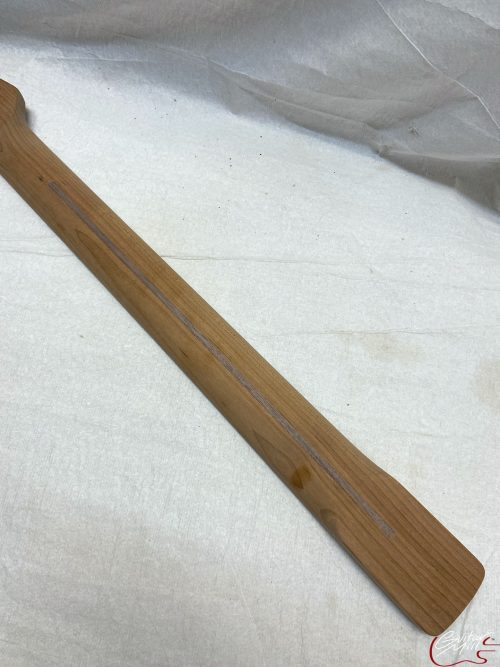 S-Style Replacement Neck / 1 pc. Roasted Maple / Pearloid Dots / Classic C (#GIN-3492) - Image 8