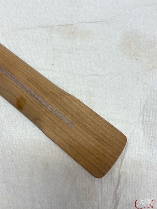 S-Style Replacement Neck / 1 pc. Roasted Maple / Pearloid Dots / Classic C (#GIN-3492) - Image 9