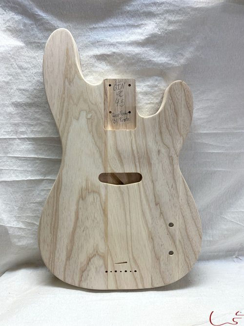'51 P-Style Bass Body / Ultra Light Swamp Ash / Rear Route / 4 lbs. 5 oz. / Clearance (#GIN-3496)