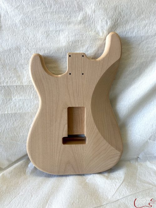 S-Style Body / Ultra Light Alder / 3 lbs. 14 oz. (#GIN-3501) - Image 2