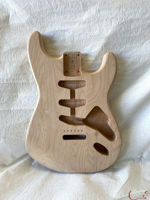 S-Style Body / 2 pc. Ultra Light Alder / 3 lbs. 9 oz. (#GIN-3502)