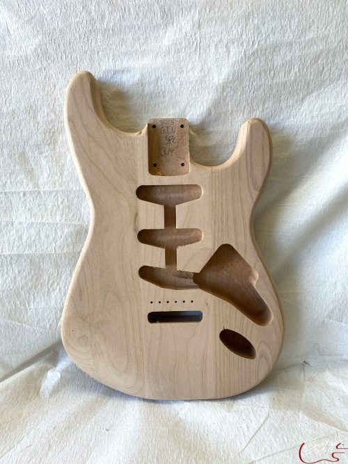 S-Style Body / Ultra Light Alder / 3 lbs. 14 oz. (#GIN-3503)