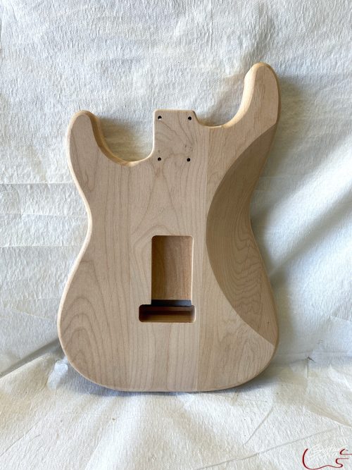 S-Style Body / Ultra Light Alder / 3 lbs. 14 oz. (#GIN-3503) - Image 2