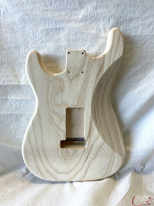 S-Style Body / 1 pc. Ultra Light Swamp Ash / 3 lbs. 8 oz. (#GIN-3504) - Image 2