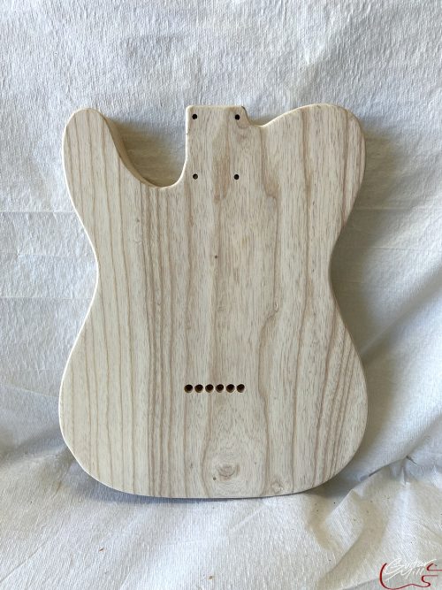 T-Style Body / 1 pc. Swamp Ash / Ultra Vintage w/ Pin Holes (#GIN-3512) - Image 2