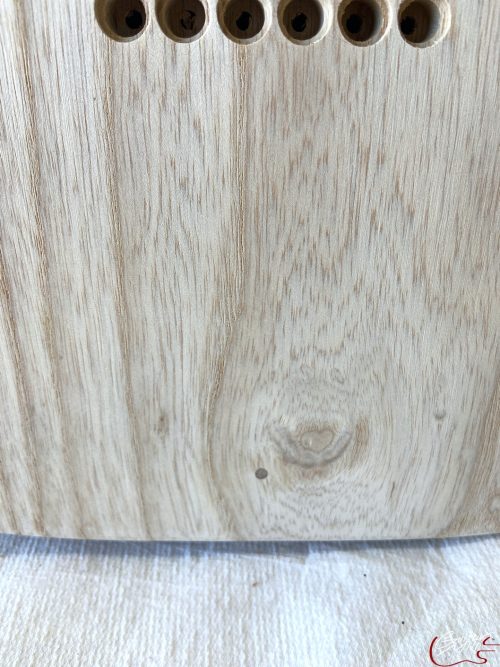 T-Style Body / 1 pc. Swamp Ash / Ultra Vintage w/ Pin Holes (#GIN-3512) - Image 4