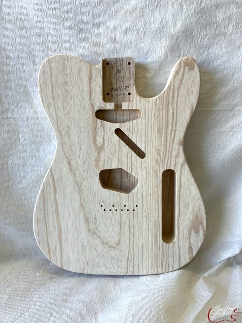 T-Style Body / 2 pc. Swamp Ash / Ultra Vintage w/ Pin Holes / 3 lbs. 11 oz. (#GIN-3516)