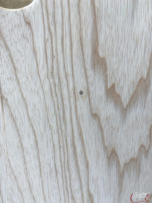 T-Style Body / 2 pc. Swamp Ash / Ultra Vintage w/ Pin Holes / 3 lbs. 11 oz. (#GIN-3516) - Image 3