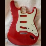 S-Style Body / Ultra Light Swamp Ash / 3 lbs. 7 oz. / Nitrocellulose 'Candy Apple Red' / Light Relic(#GIN-3534)
