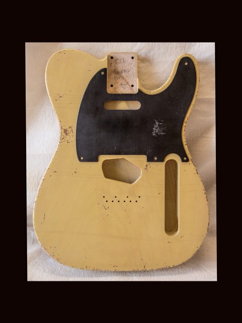 T-Style Body / Swamp Ash / 4 lbs. 3 oz. / Nitrocellulose 'Nocaster Blonde' / Hvy. Relic (#GIN-3535) - Image 2