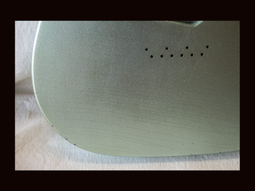 T-Style Body / Swamp Ash / 3 lbs. 12 oz. / Nitrocellulose 'Firemist Silver' / Light Relic (#GIN-3539) - Image 3