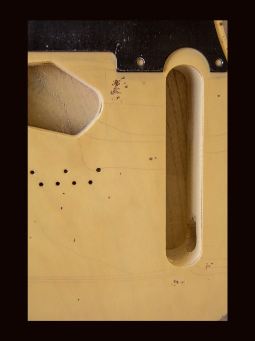 T-Style Body / Swamp Ash / 4 lbs. 3 oz. / Nitrocellulose 'Nocaster Blonde' / Hvy. Relic (#GIN-3535) - Image 3