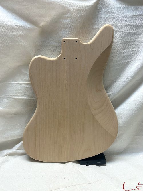 Jag-Style Body / 2 pc. Ultra Light Alder / 4 lbs. 4 oz. (#GIN-3520) - Image 2