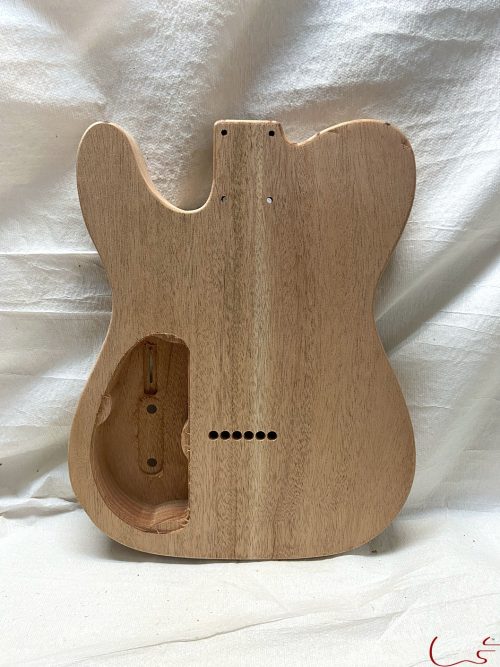 T-Style Body / African Mahogany / Rear Route (#GIN-3525) - Image 2