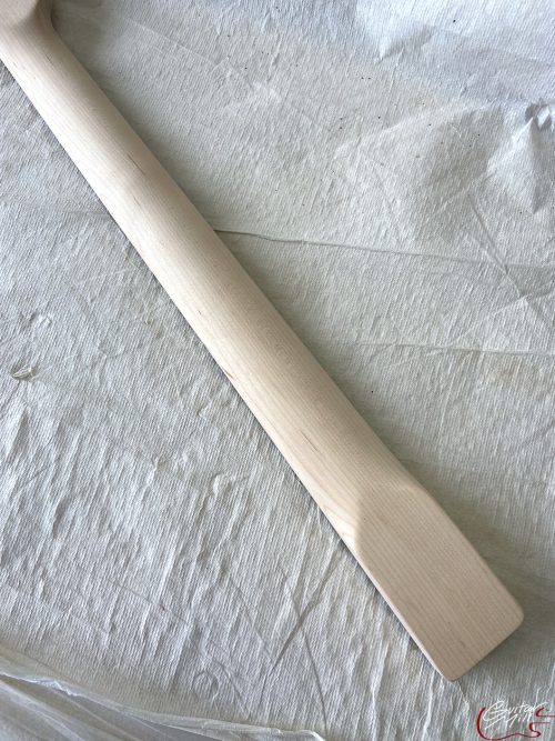 T-Style Replacement Neck / 2 pc. 1/4 Sawn Maple & Madagascar Rosewood / Chunky C (#GIN-3541) - Image 8