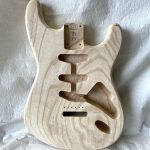 S-Style Body / 1 pc. Ultra Light Swamp Ash / 3 lbs. 8 oz. (#GIN-3543)