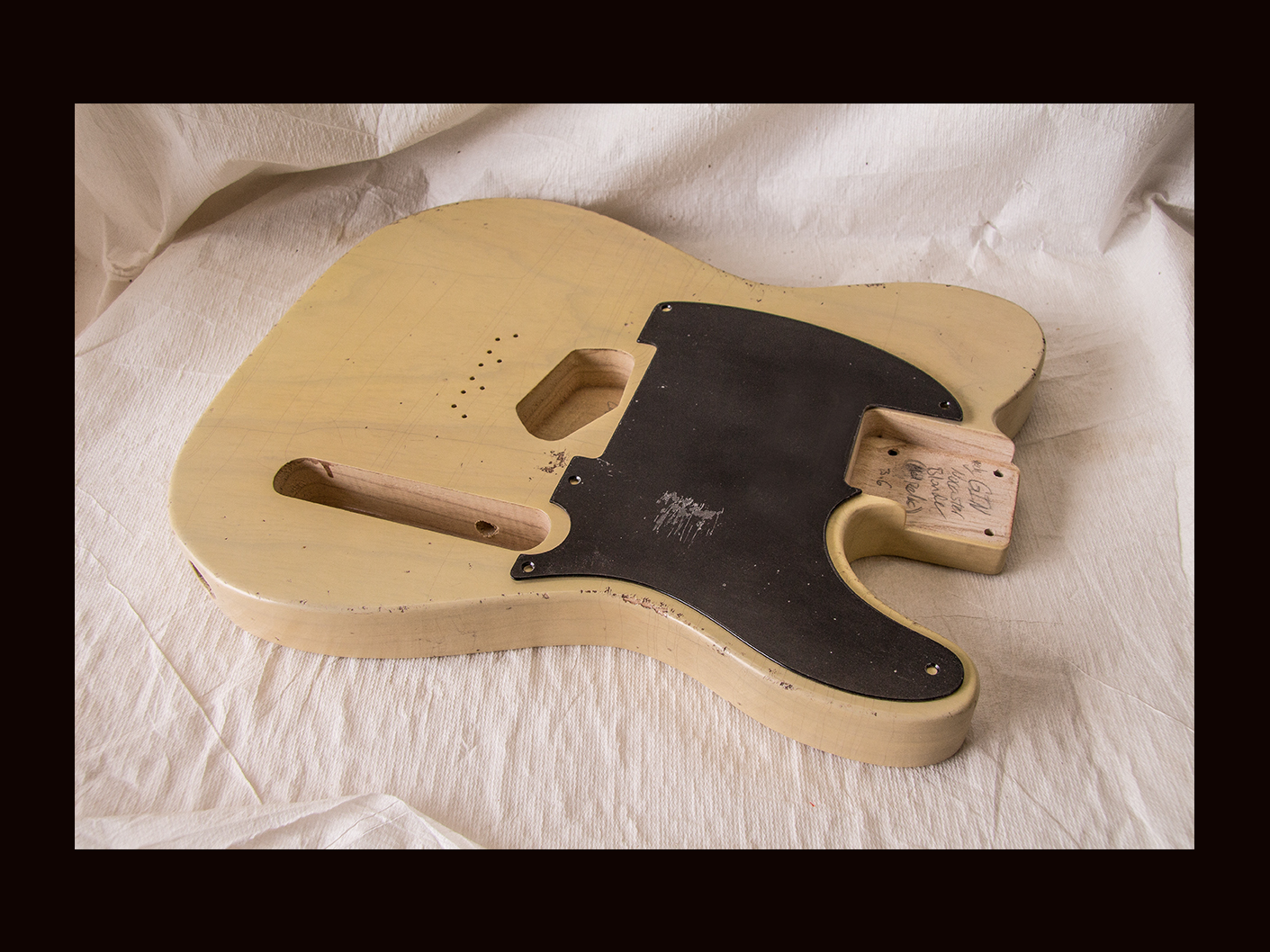 T-Style - Esquire Body / Swamp Ash  / 3 lbs. 7 oz. / Nitrocellulose 'Nocaster Blonde' / Med. Relic (#GIN-3550) - Image 3