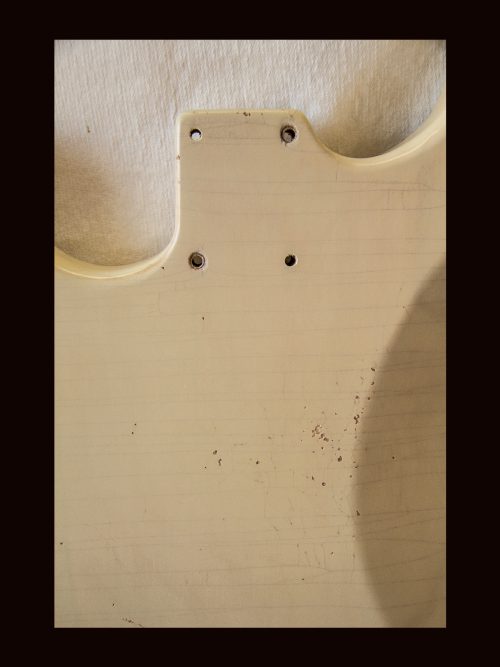 S-Style Body / 1 Piece Paulownia / 2 lbs. 0 oz. / Nitrocellulose 'Nicotine Blonde' / Light Relic (#GIN-3529) - Image 7