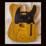 T-Style Body / 1 PC Swamp Ash / 4 lbs. 1 oz. / Nitrocellulose 'Vintage Amber' / Light Relic (#GIN-3559)