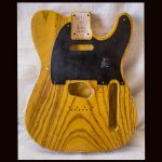 T-Style Body / 1 PC Swamp Ash / 4 lbs. 4 oz. / Nitrocellulose 'Vintage Amber' / Med. Relic (#GIN-3560)