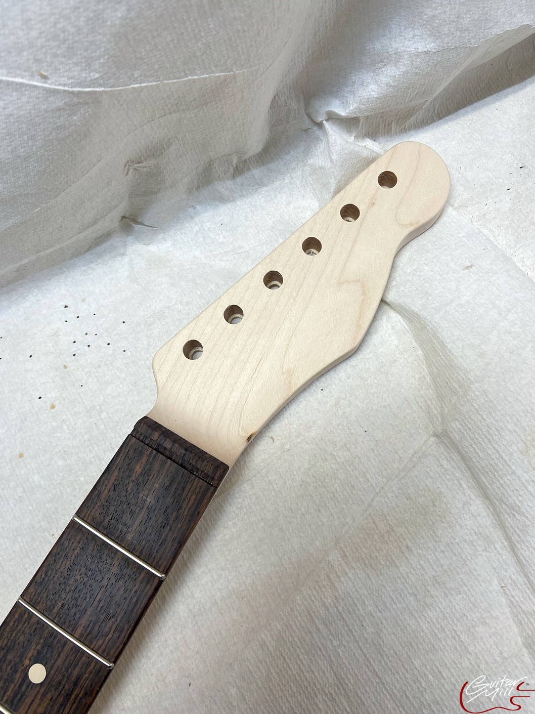 T-Style Replacement Neck / 2 pc. Maple & Indian Rosewood / Classic C (#GIN-3562)