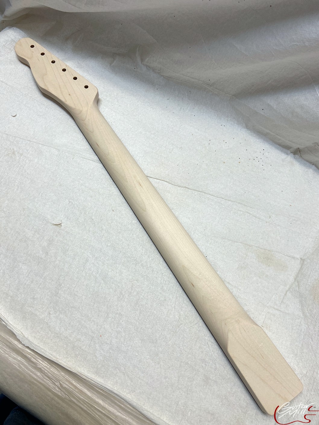 T-Style Replacement Neck / 2 pc. Maple & Indian Rosewood / Classic C (#GIN-3562) - Image 8