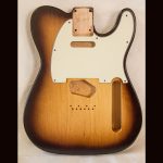 T-Style Body / Alder / 4 lbs. 3 oz. / Nitrocellulose 'Chocolate Burst' / Closet Clean (#GIN-3570)
