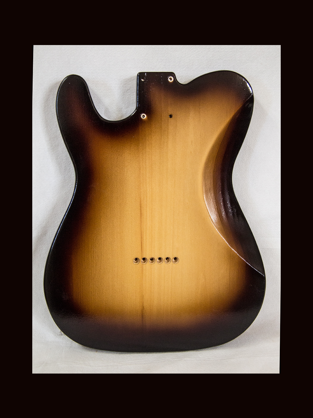 T- Style Deluxe Body / Pine / 3 lbs. 2 oz. / Nitrocellulose TruGrain™ 'Chocolate Burst' / Closet Clean (#GIN-3577) - Image 4