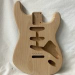 S-Style Body / 2 pc. Ultra Light Alder / 4 lbs. 2 oz. (#GIN-3582)