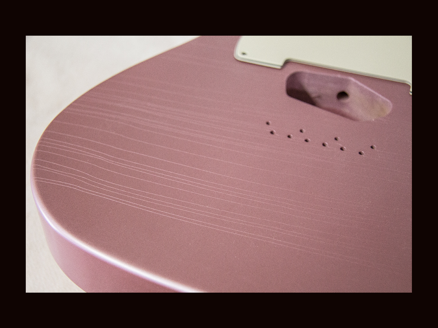 T-Style Body / Alder / 4 lbs. 10 oz. / Nitrocellulose 'Burgundy Mist' / Closet Clean Relic (#GIN-3603) - Image 3