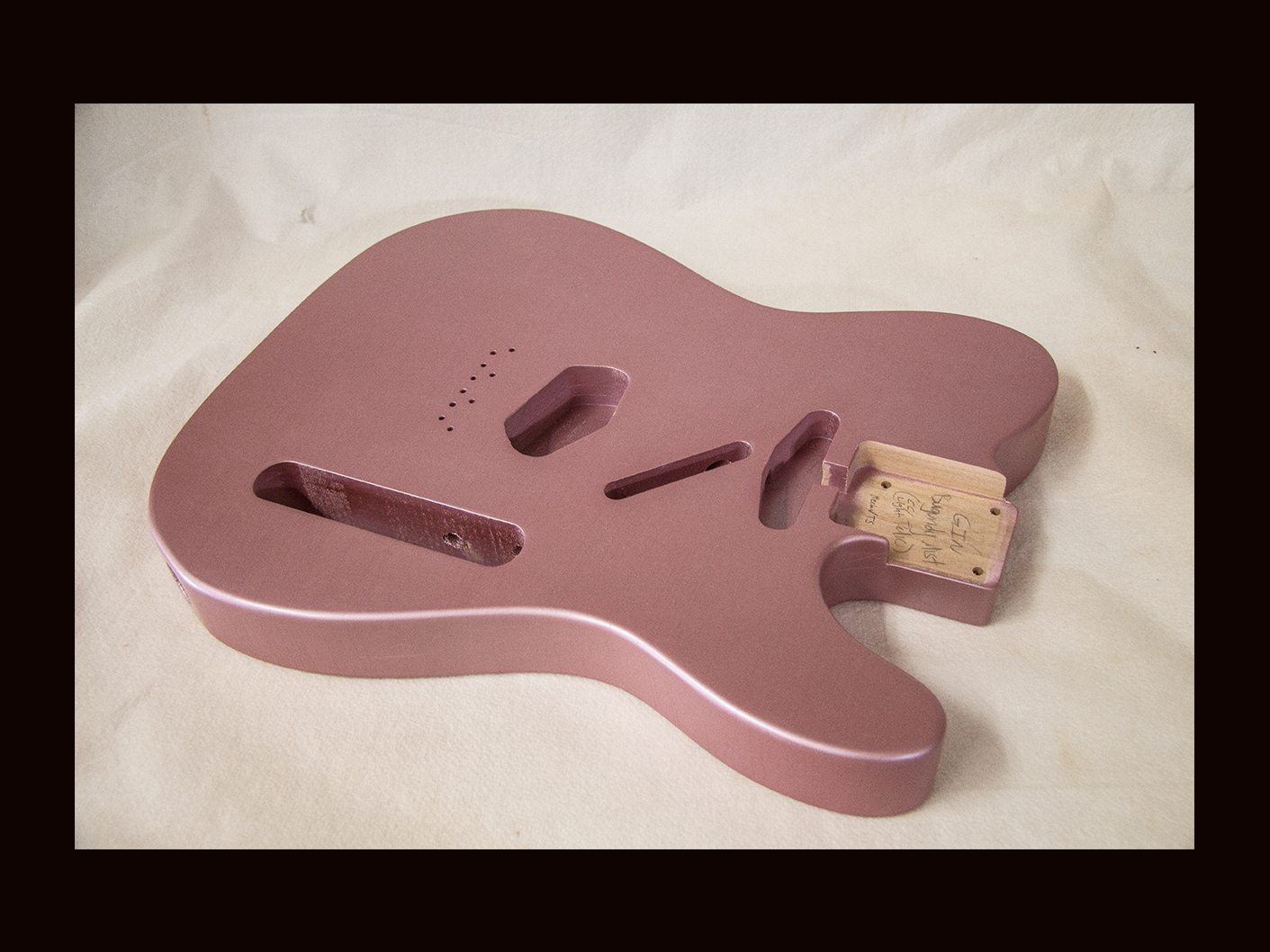 T-Style Body / Alder / 4 lbs. 10 oz. / Nitrocellulose 'Burgundy Mist' / Closet Clean Relic (#GIN-3603) - Image 4