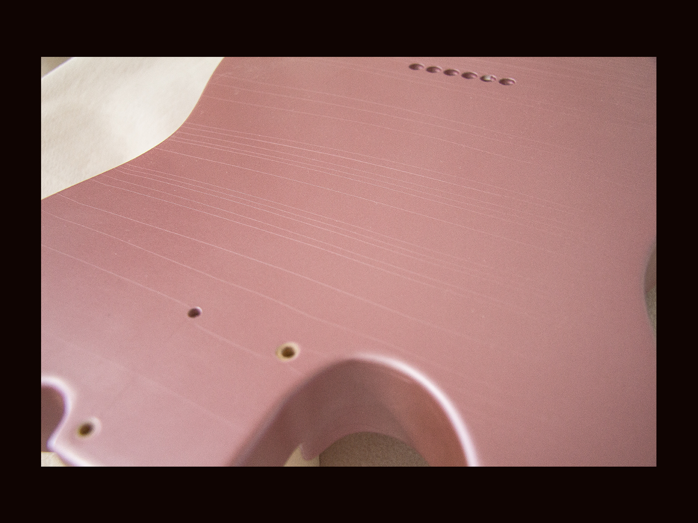 T-Style Body / Alder / 4 lbs. 10 oz. / Nitrocellulose 'Burgundy Mist' / Closet Clean Relic (#GIN-3603) - Image 6