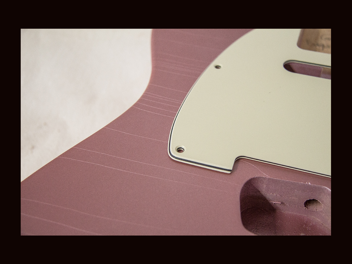 T-Style Body / Alder / 4 lbs. 10 oz. / Nitrocellulose 'Burgundy Mist' / Closet Clean Relic (#GIN-3603) - Image 7