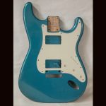 S-Style Body / Ultra Light Alder / 3 lbs. 7 oz. / Nitrocellulose 'Ocean Turquoise'/ Lite Relic (#GIN-3604)