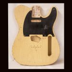 T-Style Body / 1 Piece Swamp Ash / 3 lbs. 15 oz. / Nitrocellulose 'Nocaster Blonde' /Med. Relic (#GIN-3607)