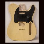 T-Style Body / 1 Piece Swamp Ash / 4 lbs. 2 oz. / Nitrocellulose 'Nocaster Blonde' /Med. Relic (#GIN-3608-F)