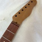 T-Style Replacement Neck / 24 3/4" Conversion Scale / 2 pc. Roasted 1/4 Sawn Maple & Madagascar Rosewood / '60s Oval (#GIN-3608)